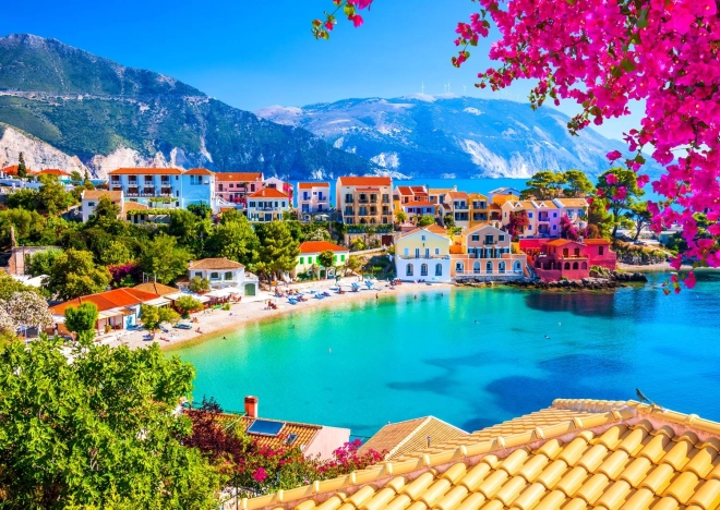 Enjoy puzzle Selo Assos na Kefaloniji, Grčka – 1000 dijelova
