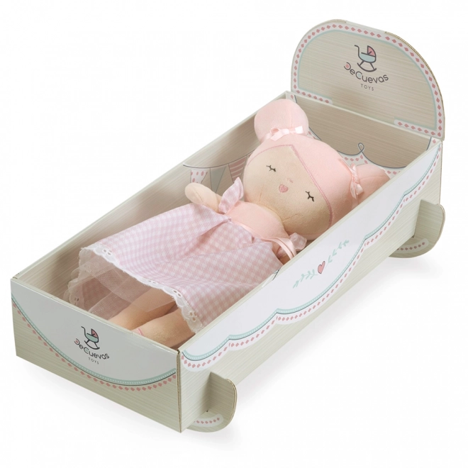 DeCuevas 20046 Plišana lutka NIZA - 36 cm s kolijevkom