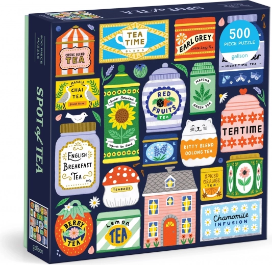 Kvadratne puzzle Zbirka čajeva 500 dijelova