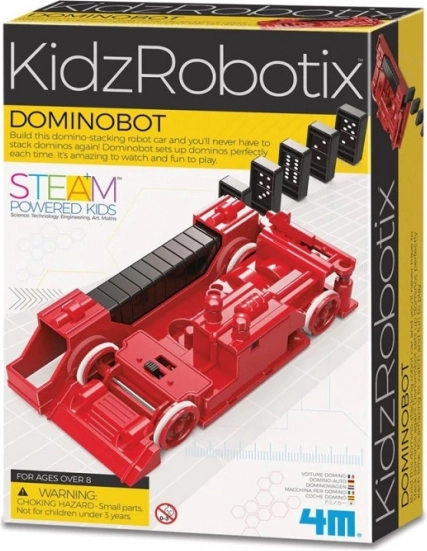 Edukativni set Dominobot – robot za slaganje domina