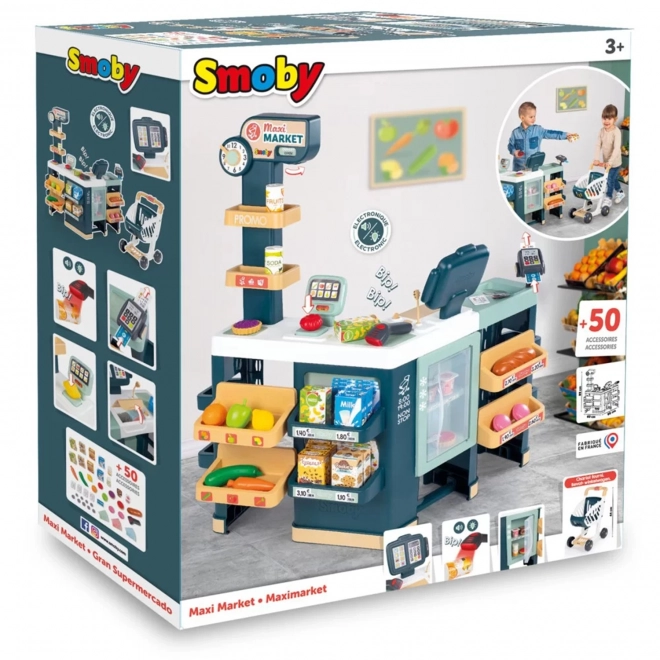 Dječji Supermarket SMOBY s Elektroničkom Kasom