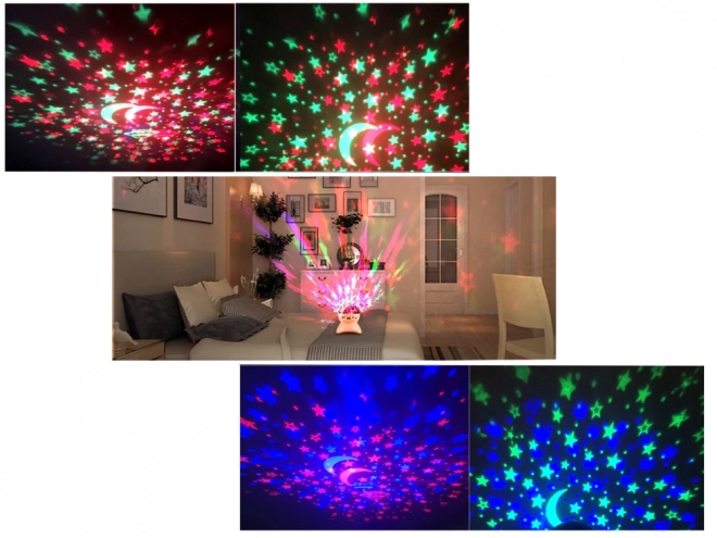 Noćni LED projektor s reproduktorom i Bluetooth