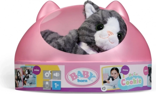 BABY born interaktivna mačka Cookie s transporterom