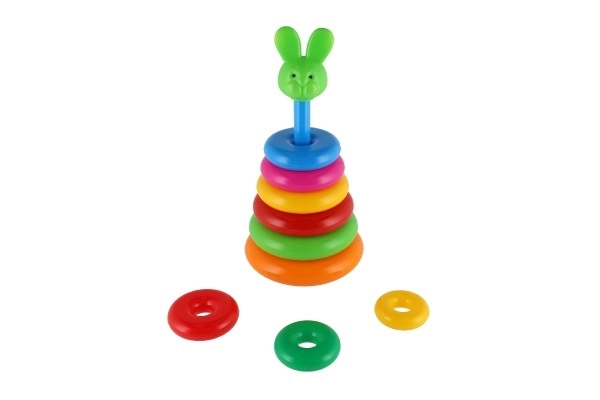 Složivi prstenasti toranj plast 28 cm različite boje u mreži 12m+