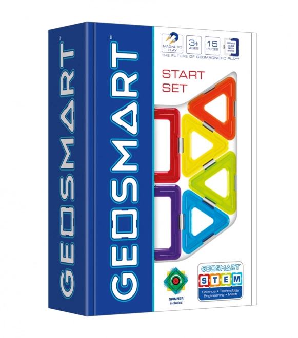 Magnetna konstrukcijska igračka GeoSmart Start set - 15 dijelova