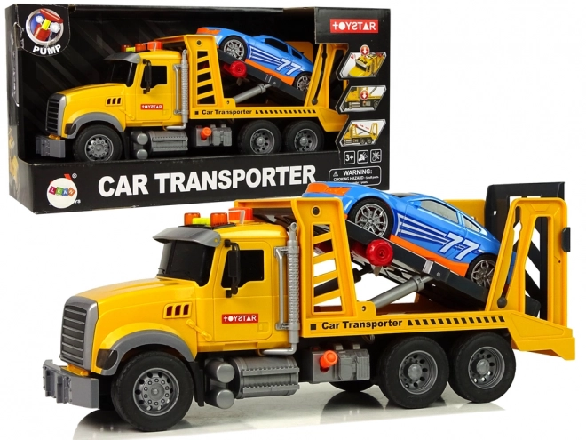 Transporter Kamion Pomoć Rampa Žute zvukove Svjetla