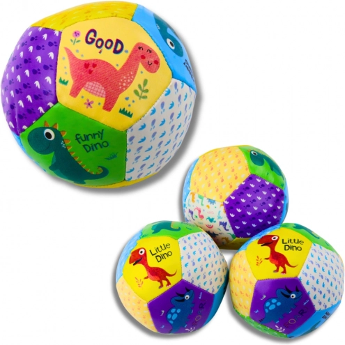 Set mekih loptica dinosauri 9 cm 3 kom