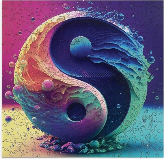 Jedinstven Yin Yang dizajn
