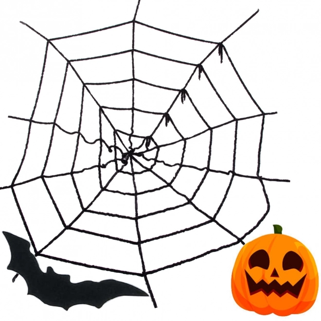 Umjetna crna paukova mreža za Halloween