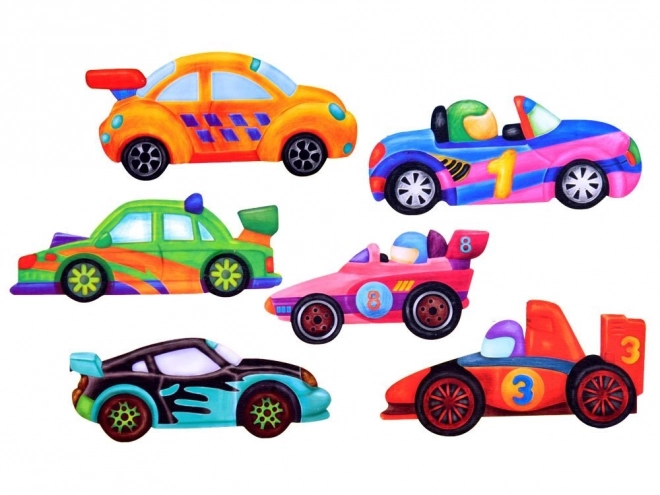 Samkreativni set s magnetima Auta