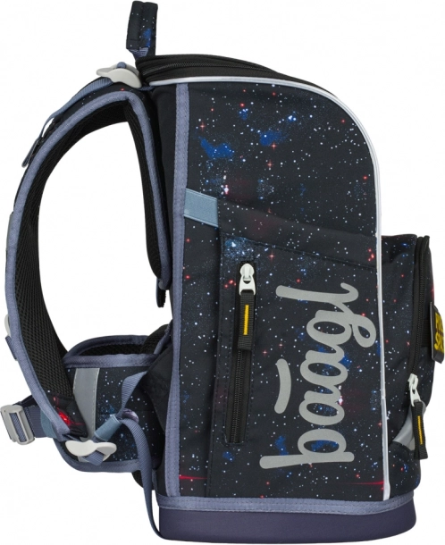 Školski set BAAGL: Zippy Plus Pixel Space - torba, pernica, vrećica