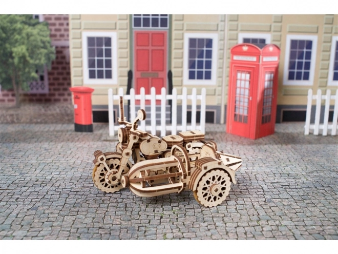 Drvene mehaničke puzzle vojni kamion