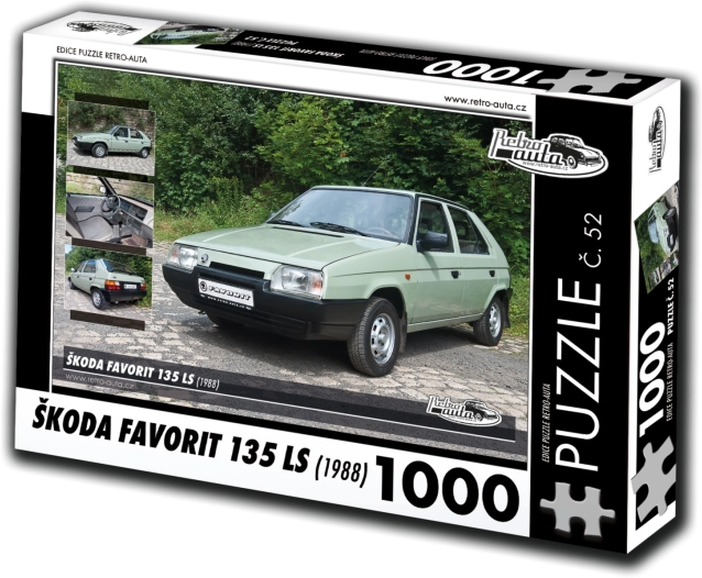 Puzzle RETRO-AUTA Škoda Favorit 135 LS 1000 dijelova
