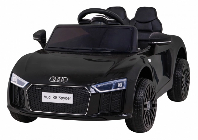 Audi R8 crni električni autić s daljinskim upravljanjem, EVA kotačima, sporim startom i MP3 LED