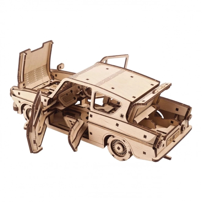 Ugears 3D drvene mehaničke puzzle Harry Potter Leteći Ford Anglia