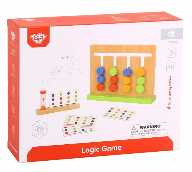 Logička igra šarenog slaganja TOOKY TOY