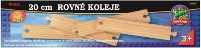 Maxim ravne tračnice 20 cm, 4 kom