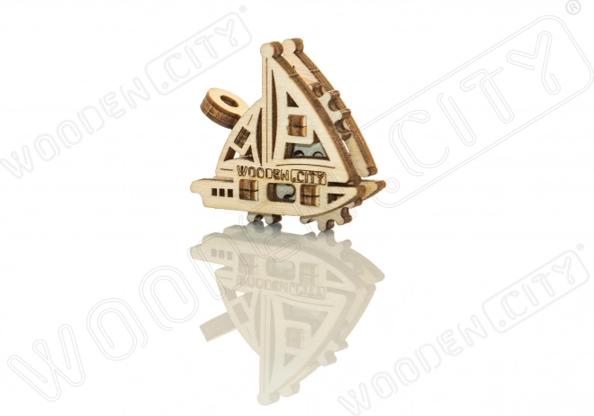 Drvene 3D puzzle mini set brodova