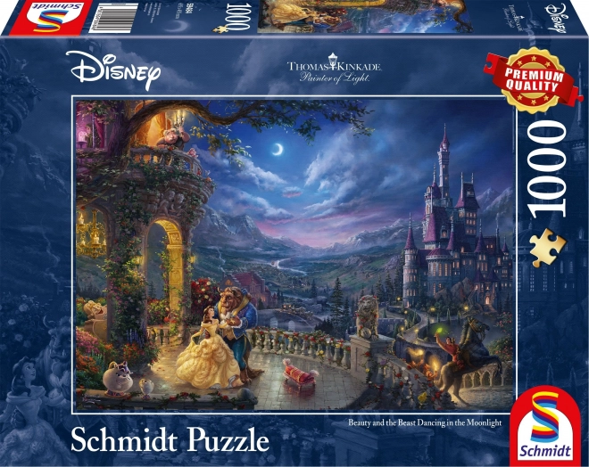 SCHMIDT Puzzle Ljepotica i zvijer: Ples na mjesečini 1000 dijelova