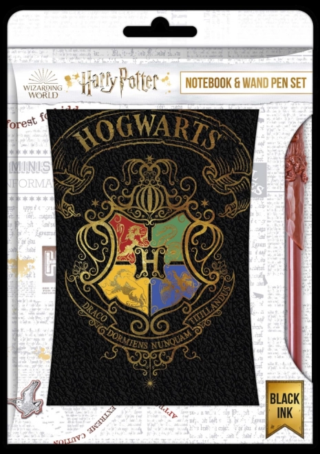 Set olovka i bilježnica Harry Potter: Colourful Crest