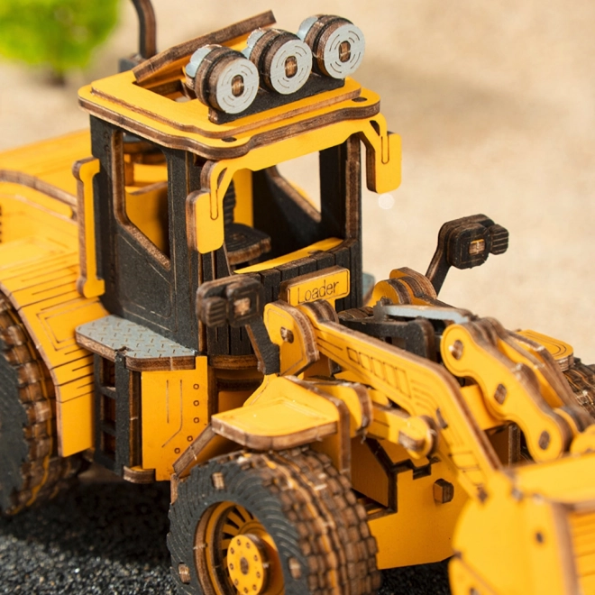 RoboTime drvene 3D puzzle - Utovarivač