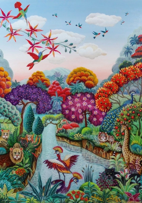 Heye Puzzle Egzotični vrt: Raj cvijeća 500 dijelova