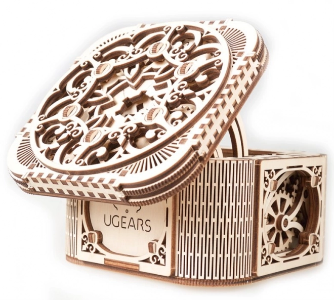 Ugears 3D drvene mehaničke puzzle Kutija za nakit