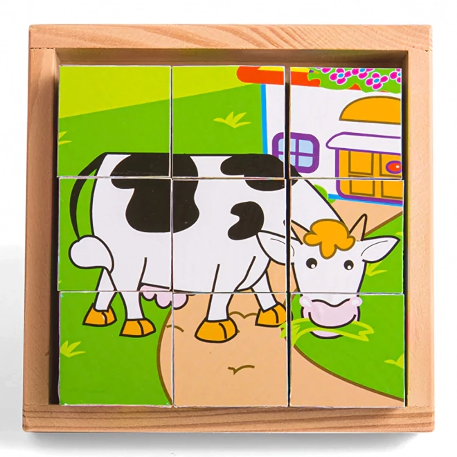 Puzzle slikovne kocke Životinje