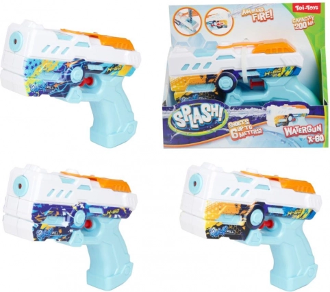 Plastični vodeni pištolj 16 cm – 3 boje
