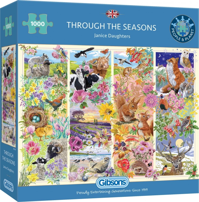 GIBSONS Puzzle Godišnja doba 1000 dijelova
