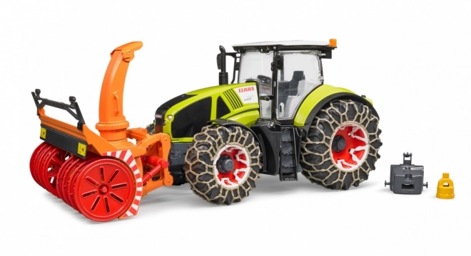 Bruder traktor Class Axion 950 sa snježnim frezama