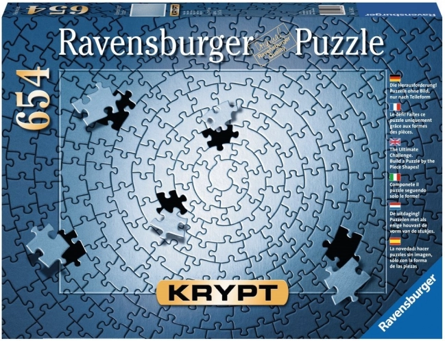 RAVENSBURGER puzzle KRYPT silver – 654 dijelova
