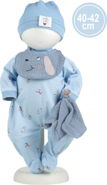 Odjeca za lutku novorođenče New Born veličina 40–42 cm s dodacima