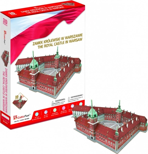 3D puzzle kraljevski dvorac u Poljskoj 105 dijelova