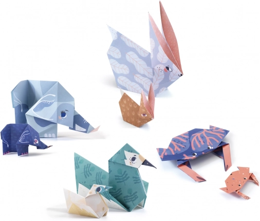 DJECO Origami Obiteljske Životinje