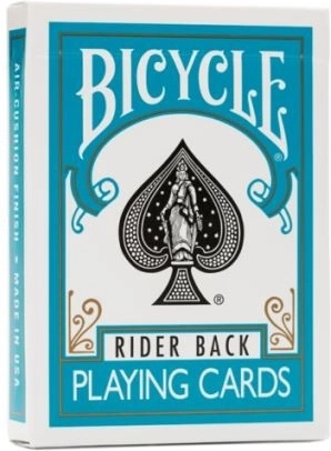 Bicycle igraće karte s tirkiznom poleđinom – poker veličina