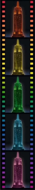RAVENSBURGER Svjetleća 3D slagalica Noćna edicija Empire State Building 216 dijelova