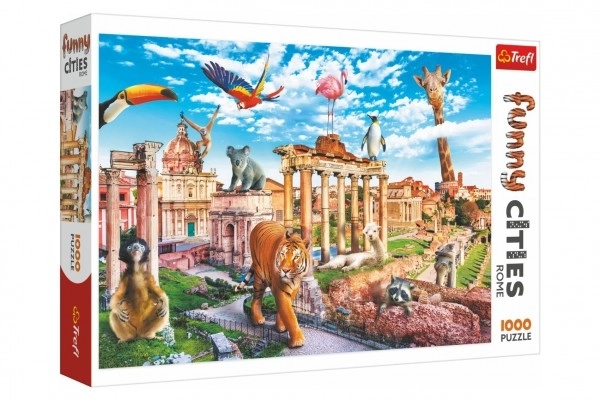 Puzzle Čudnovati gradovi - Divlji Rim 1000 dijelova