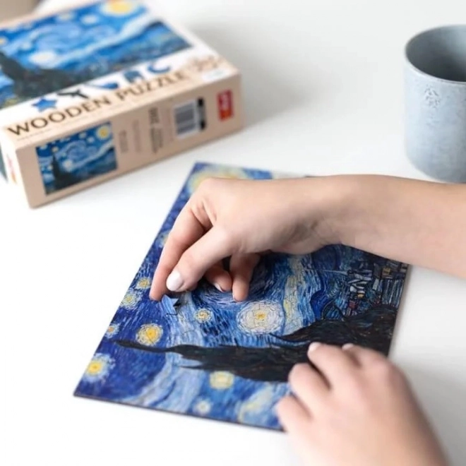 Drvene puzzle Vincent van Gogh - Zvjezdana noć 200 komada