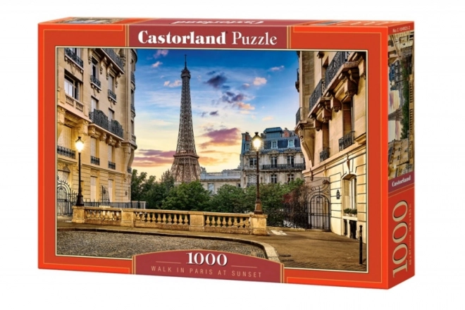 Puzzle 1000 dijelova Šetnja Parizom pri zalasku sunca
