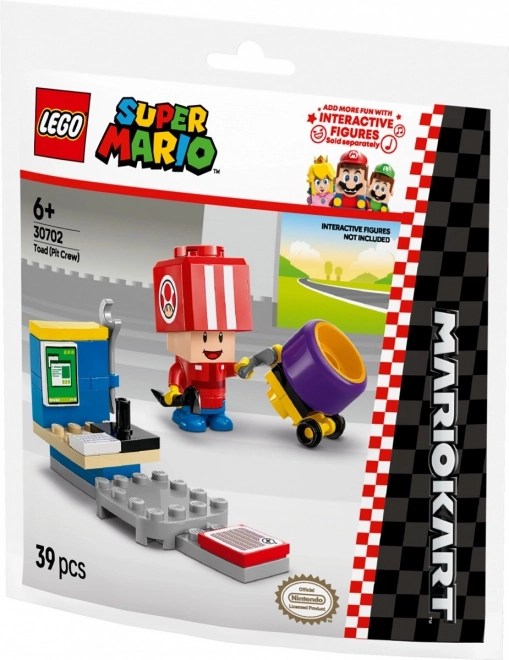 Konstrukcijski set Super Mario - Toad iz Pit Crewa