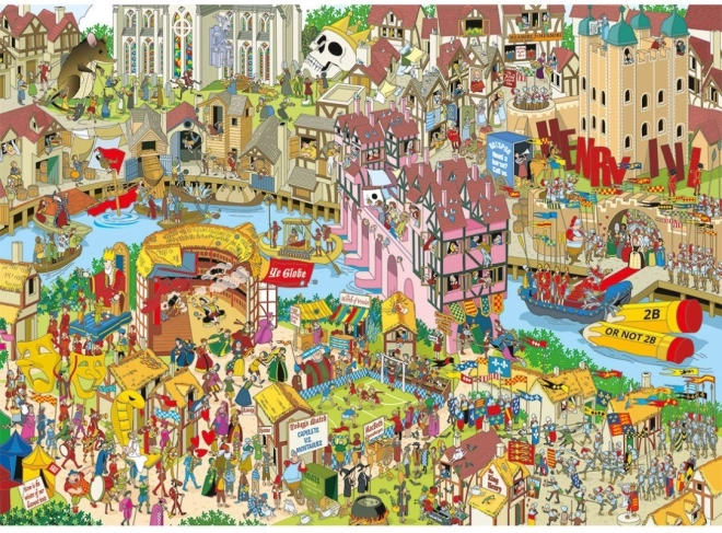 Gibsons Jokesaws Puzzle: Shakespeare Shuffle 1000 dijelova