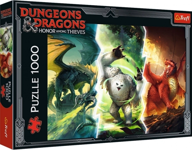 Slagalica 1000 dijelova Legendarna čudovišta iz FAERÛNA – DUNGEONS & DRAGONS