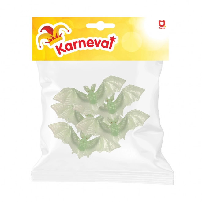 Dekoracija Svjetleći šišmiš 5 kom