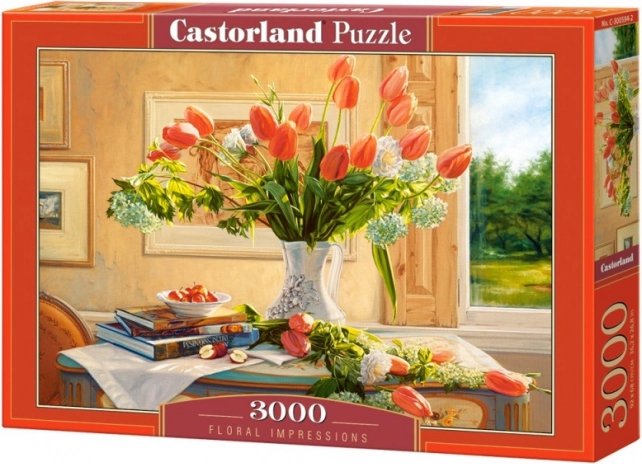 Puzzle s 3000 dijelova Cvjetne impresije