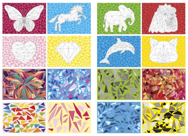 Puzzle s naljepnicama prema brojevima A4