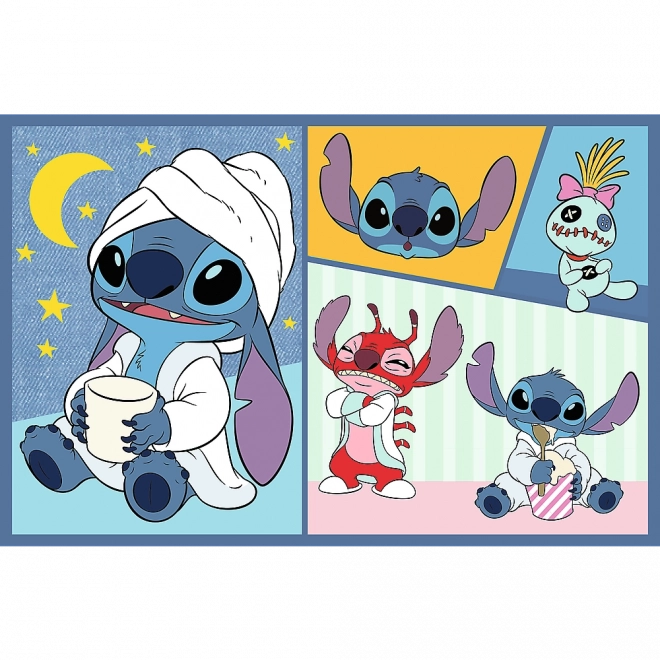 Puzzle 2x70 - Disney Lilo i Stitch - Bez dosade sa Stitchem