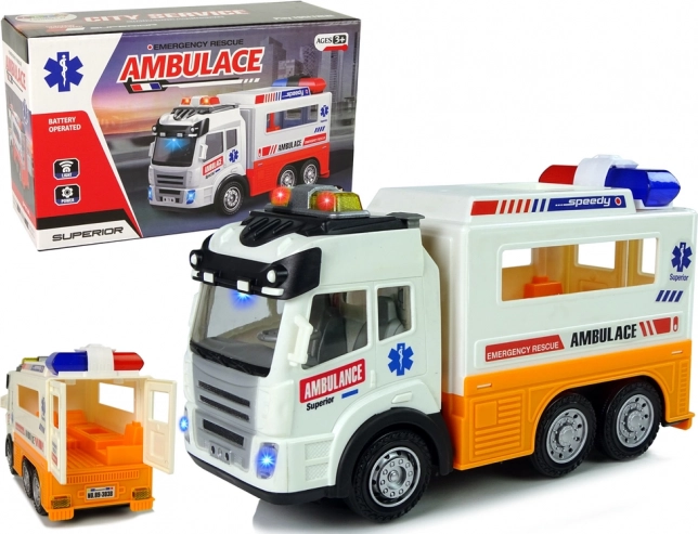 Ambulantno vozilo na baterije s efektima svjetla i zvuka