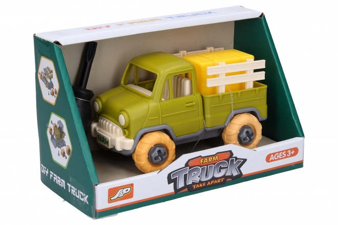Auto s odvijačem farma kamion 14 cm