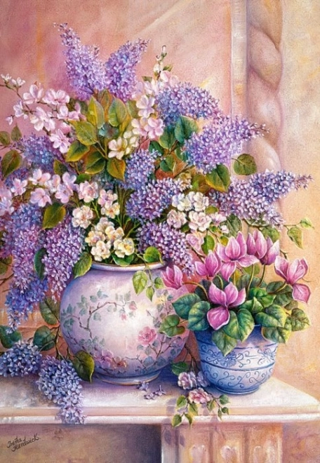 Castorland puzzle 1500 dijelova – ljiljanovi cvjetovi
